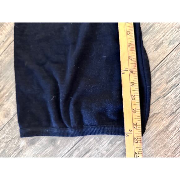 NWT Sonia Rykiel Women's Black Wide Leg Palazzo Sweatpants Joggers Size 38 - Picture 3 of 9